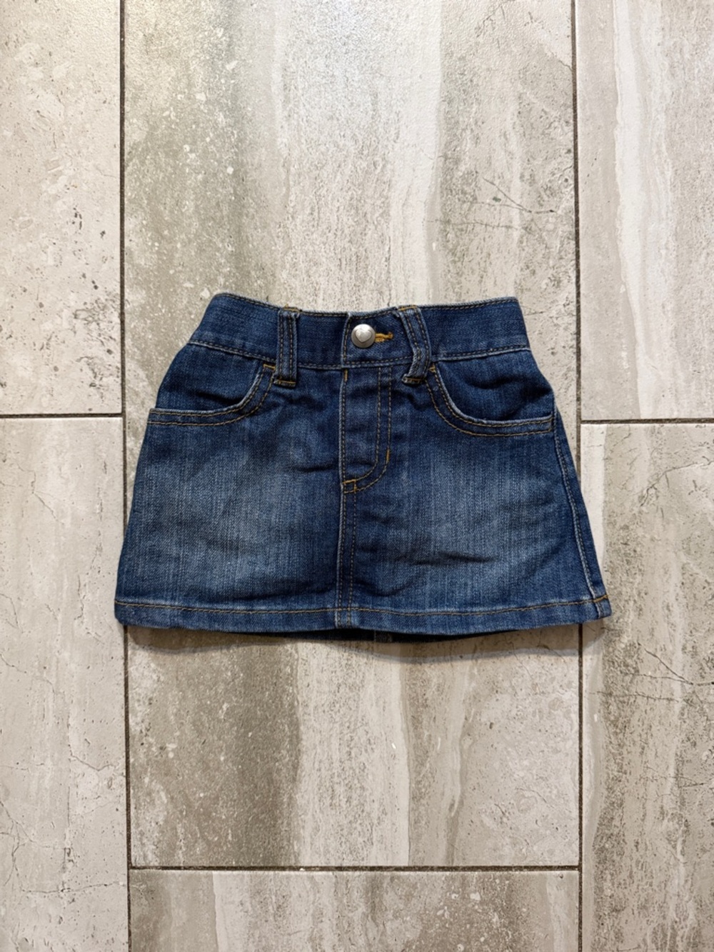 The Children's Place Dark Blue Denim Skirt
